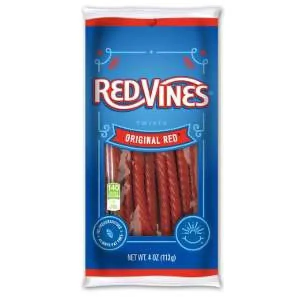 Red Vines Original Red Twists - 4 oz. Bag, 24 per Case