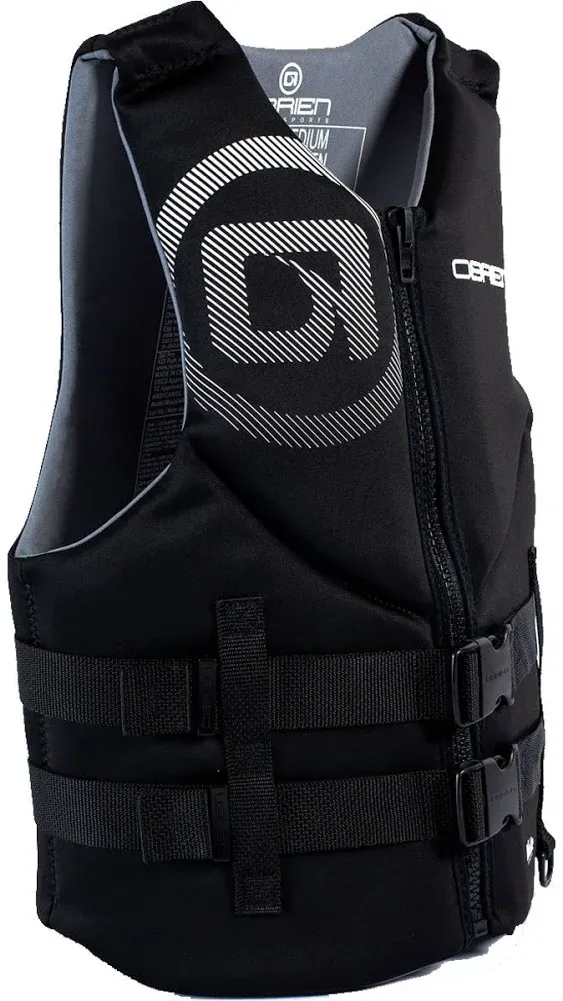 O&#039;Brien Watersports 2201996 Traditional Men&#039;s Safety Life Jacket, Black, Size M