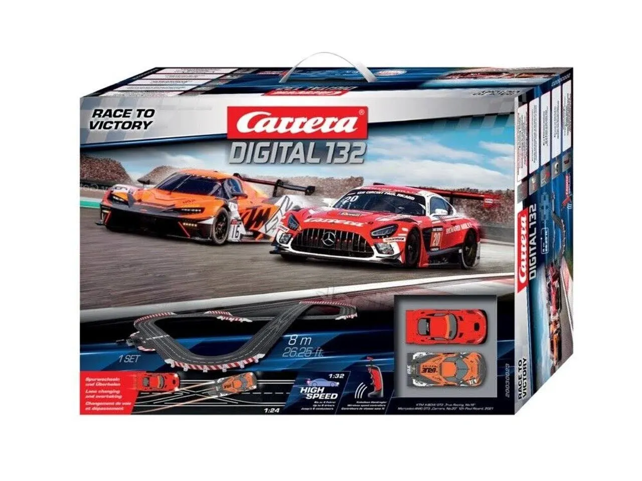 30023 Carrera Digital 132 Race to Victory 1:32 Slot Car Racing Set