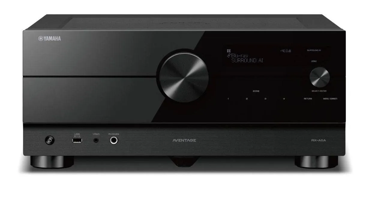 Yamaha RX-A6A AVENTAGE 9.2-Channel AV Receiver with MusicCast