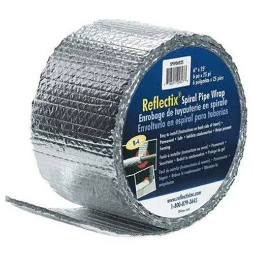 Reflectix Pipe Wrap 6-inch x25 Ft.