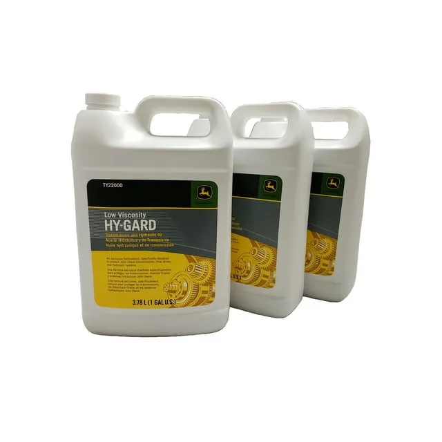 John Deere Hy-Gard Transmission & Hydraulic Motor Oil Low Viscosity, 3.78 L (3 Pack)