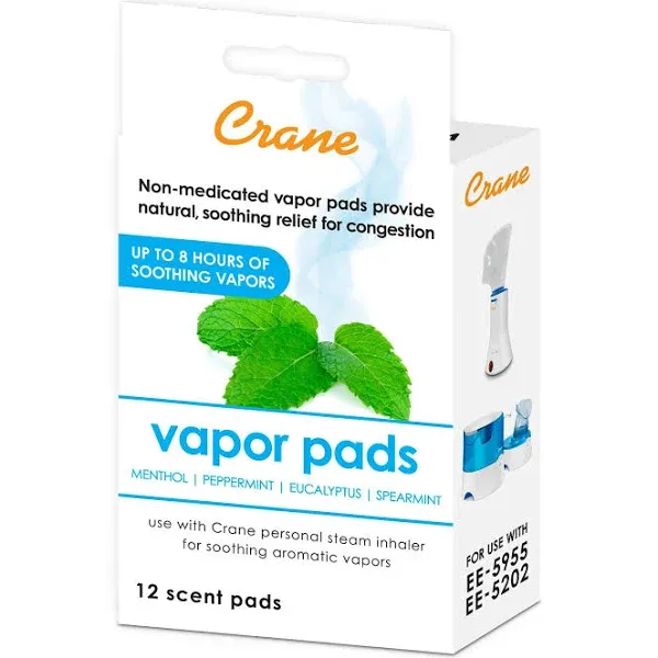 Crane Vapor Pads 12 ct