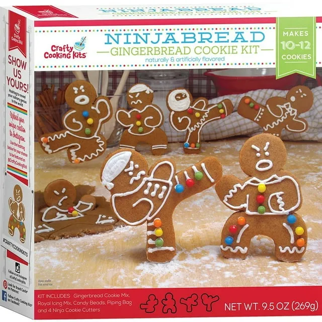 Brand Castle In The Mix Gingerbread Cookie Kit Ninja 9.5 Ounce