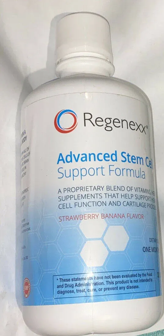 8-in-1 Premium Joint Supplement Regenexx Advanced Strawberry-Banana Flavored Stem Cell Support Formula