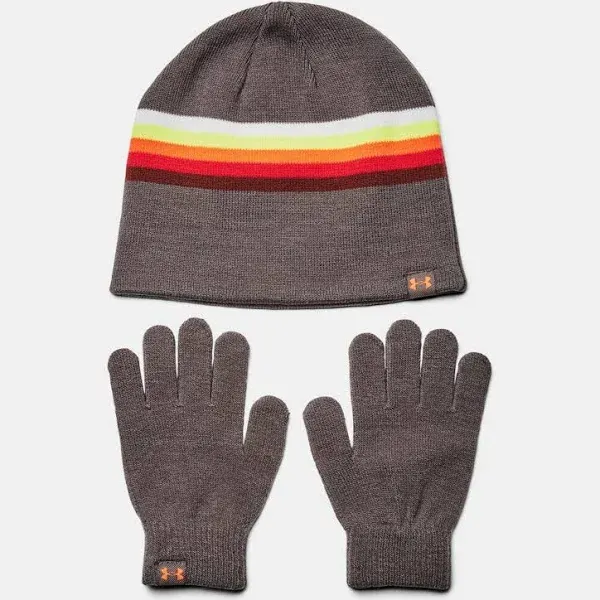 Under Armour Boys' Beanie Glove Combo