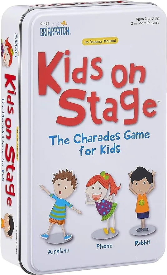 Briarpatch | Kids on Stage: The Charades Game For Kids Travel Tin, Ages 3+
