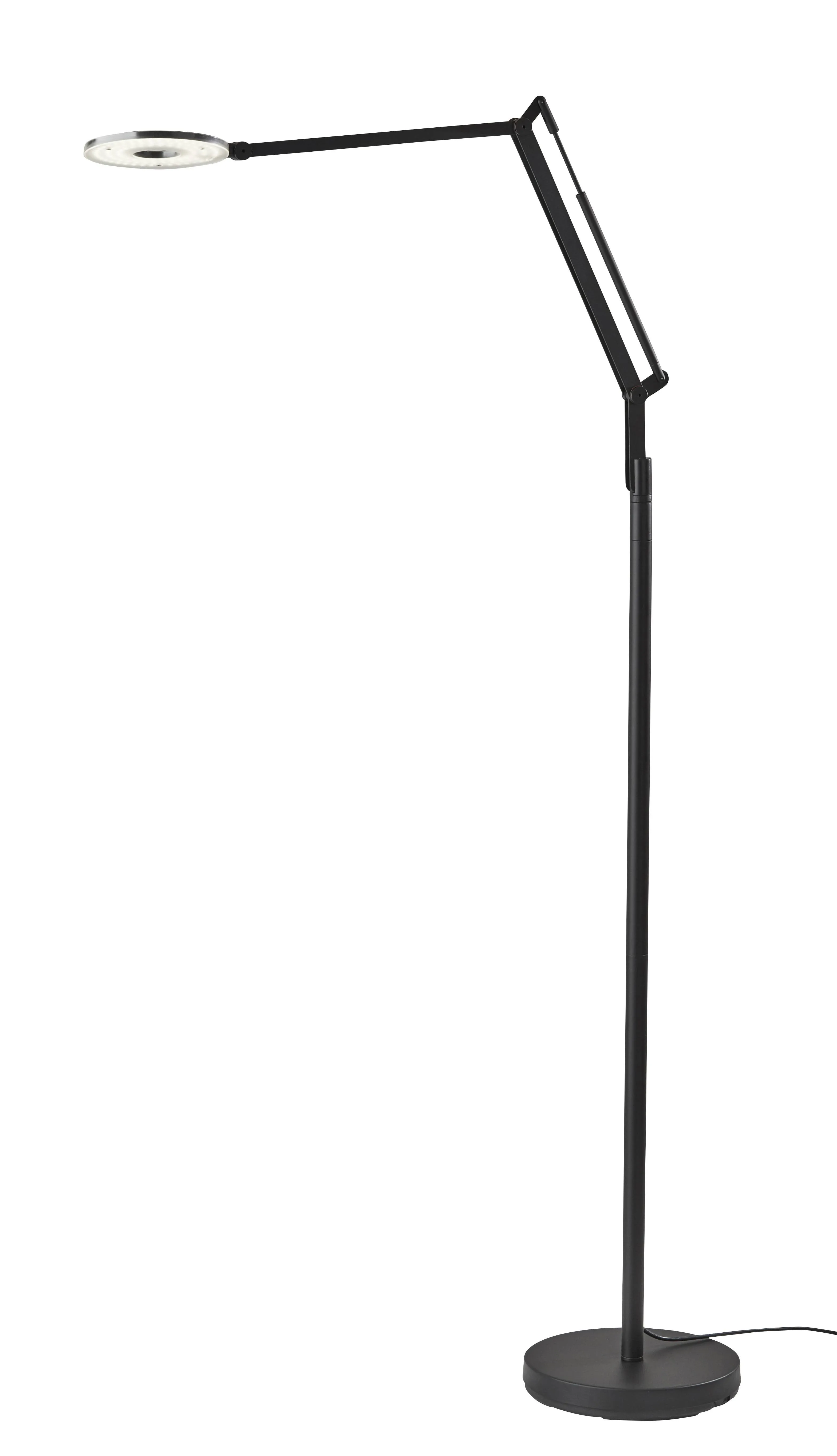 Adesso 6014-01 Gordon 67 inch 9.00 watt Black LED Floor Lamp Portable Light