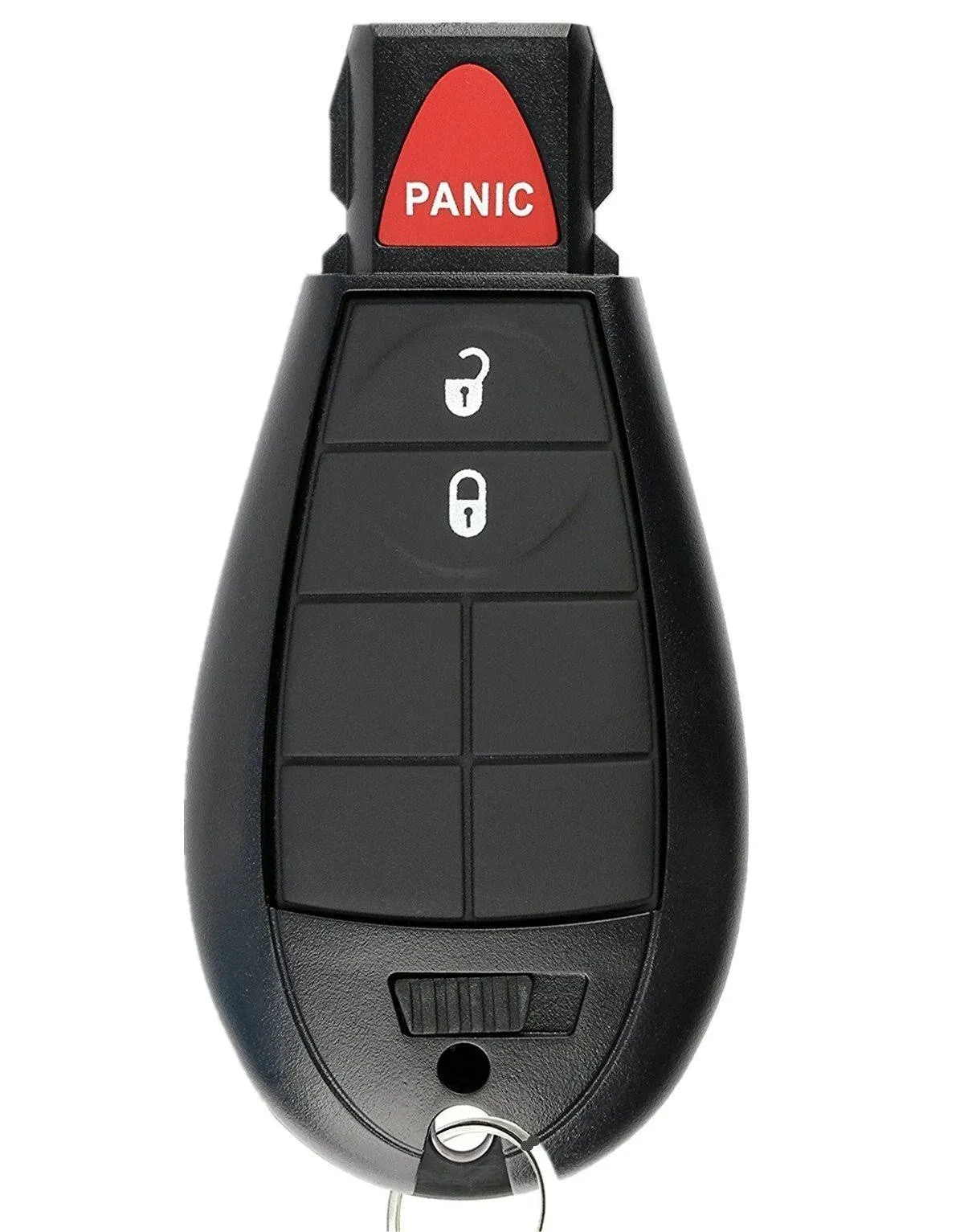 Dodge Ram Key Fob Cover: No Chip and Battery 2013 to 2018 Ram 1500 2500 3500 RPKEY Remote Start Replacement 3 Buttons| Just a Empty Case | OEM GQ453T 56046953