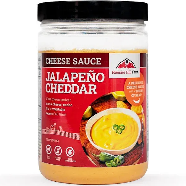 Hoosier Hill Farm Jalapeno Cheddar Cheese Sauce Mix, 12oz (Pack of 1)