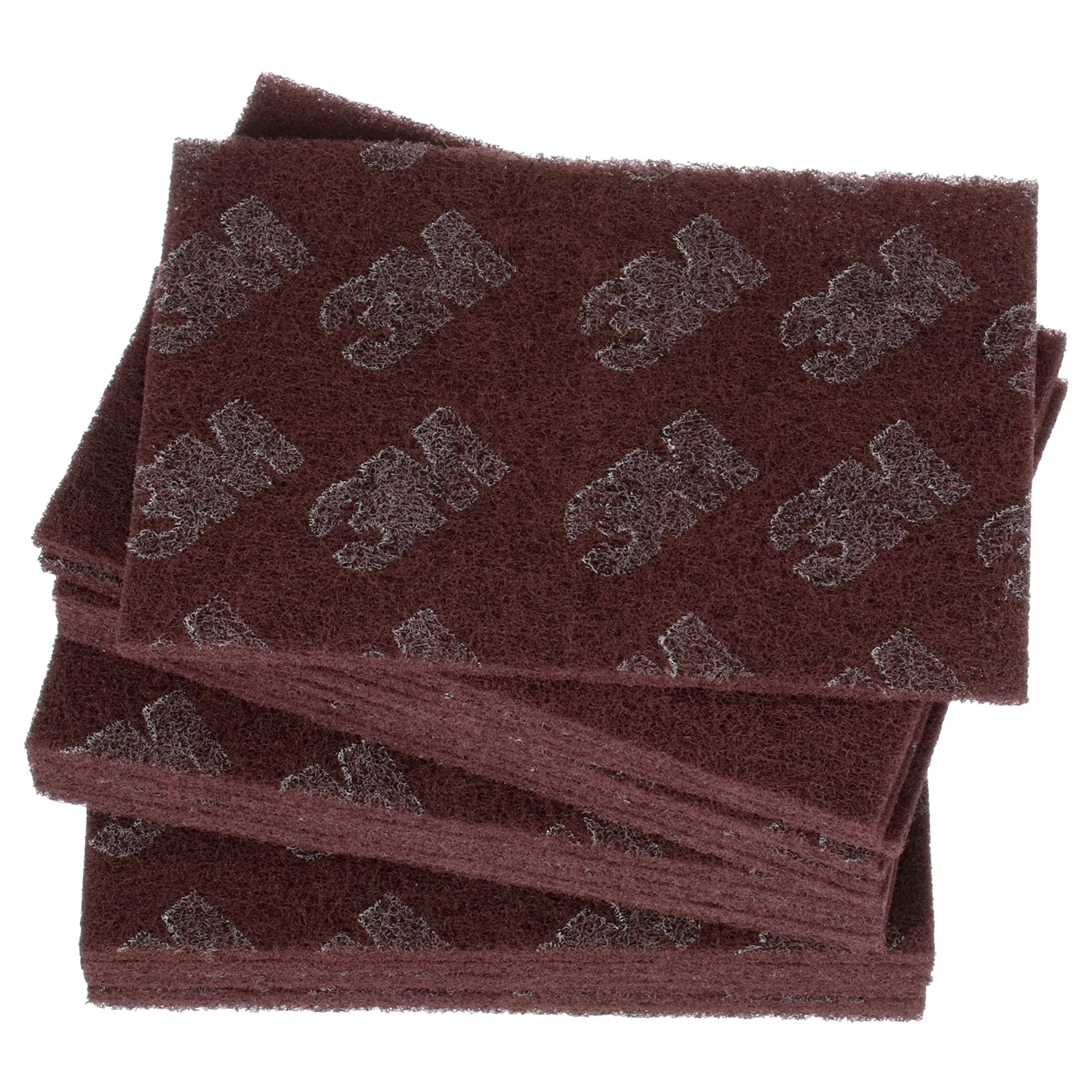 Scotch-Brite Production Hand Pad 8447, 6 in x 9 in, 20 pads per box, 3 boxes per case,Maroon