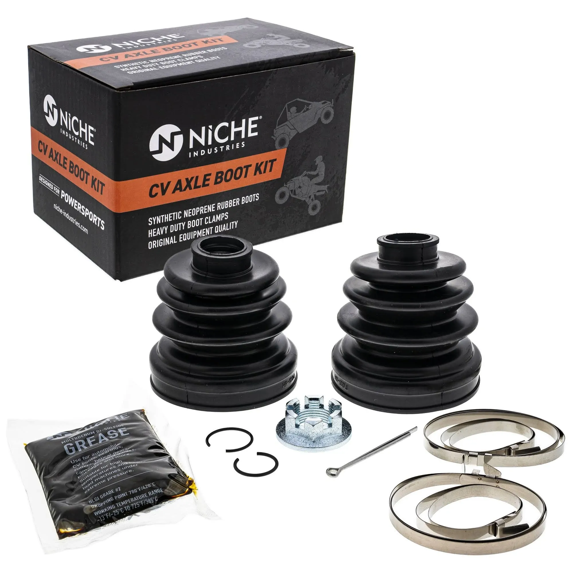 NICHE Front Rear CV Axle Boot Kit for Arctic Cat 650 1000 Wildcat Trail Sport 700 ...