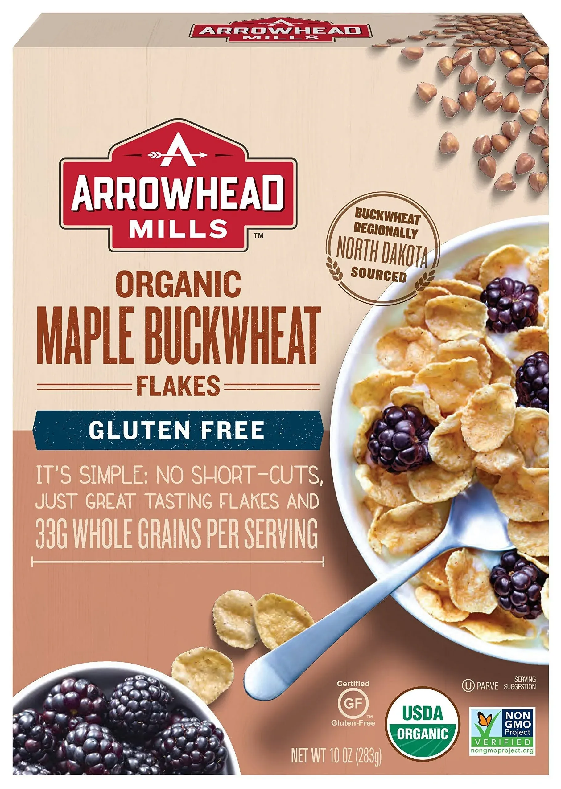 Arrowhead Mills Flakes Maple Buckwheat Organic