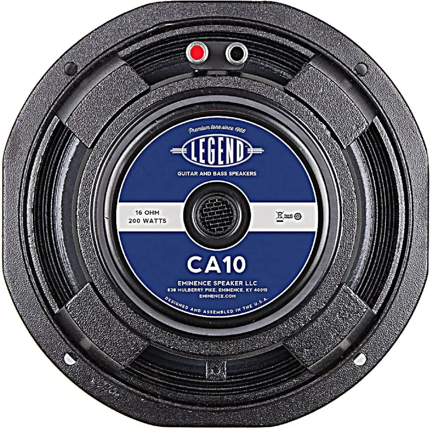 Eminence Legend CA10-8 10" Bass Guitar Speaker, 8 Ohm