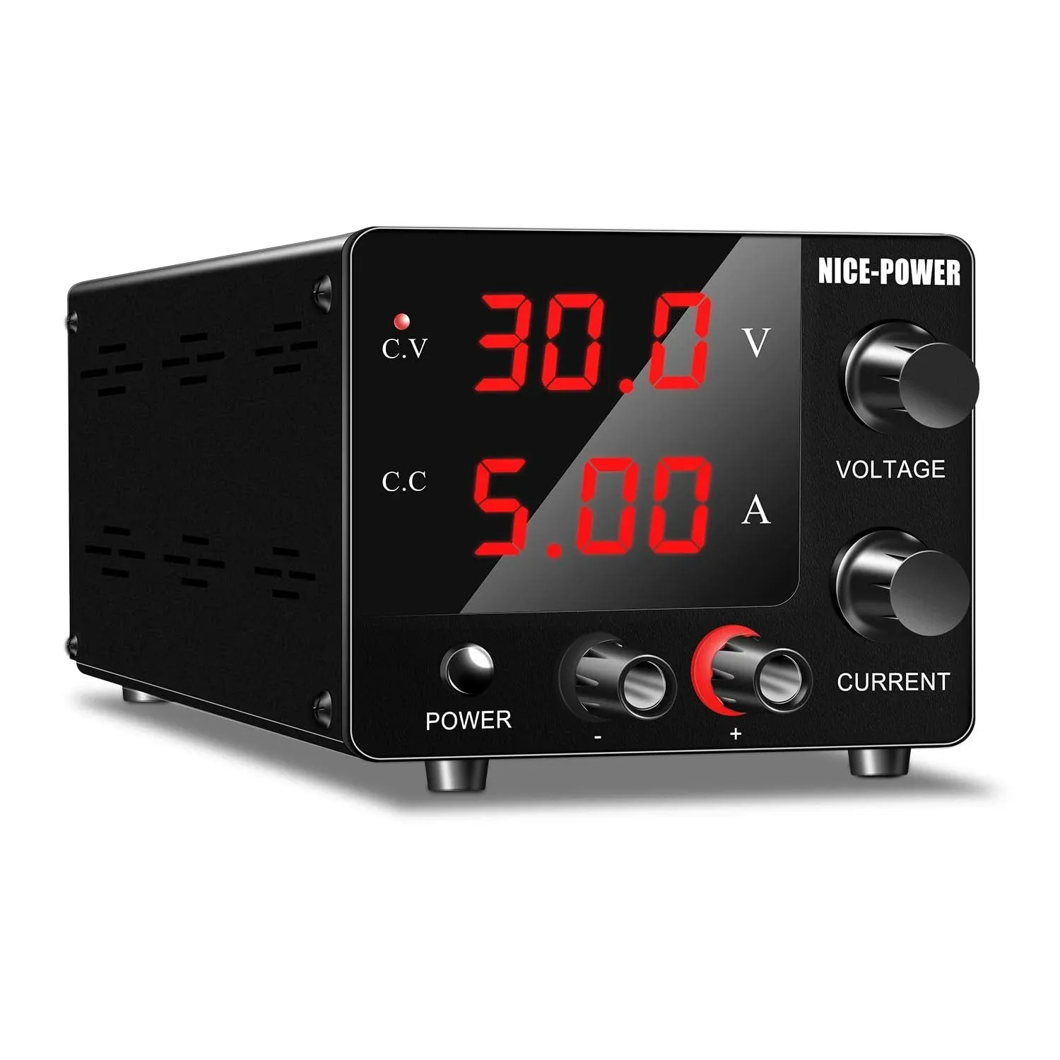  DC Power Supply Variable, 30V 5A Adjustable Switching Regulated Power Supply 