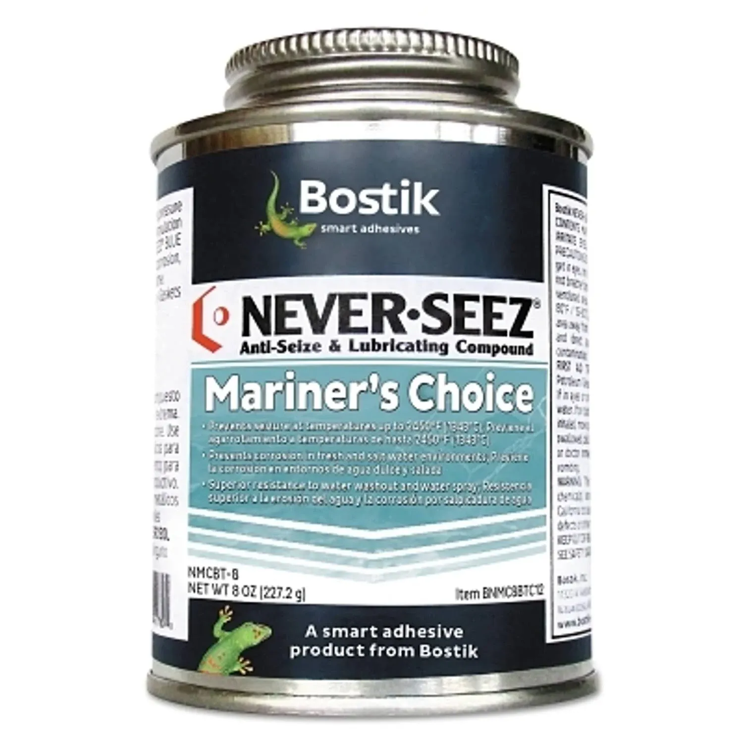 Never-Seez Mariner's Choice Anti-Seize 8 oz Brush Top Can