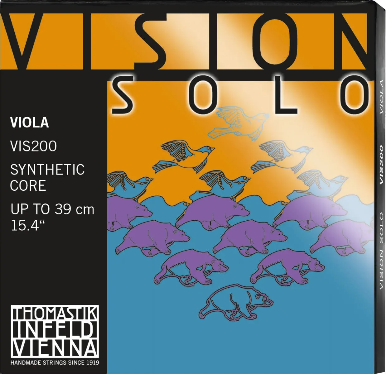 Thomastik-Infeld VIS200 Vision Solo Synthetic Core 4/4 Viola String Set - (Medium) | Reverb UK