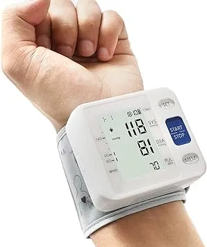 Arsimai Blood Pressure Monitor - Wrist Accurate Automatic High Blood Pressure Monitors Portable LCD Screen Irregular Heartbeat Monitor with Storage