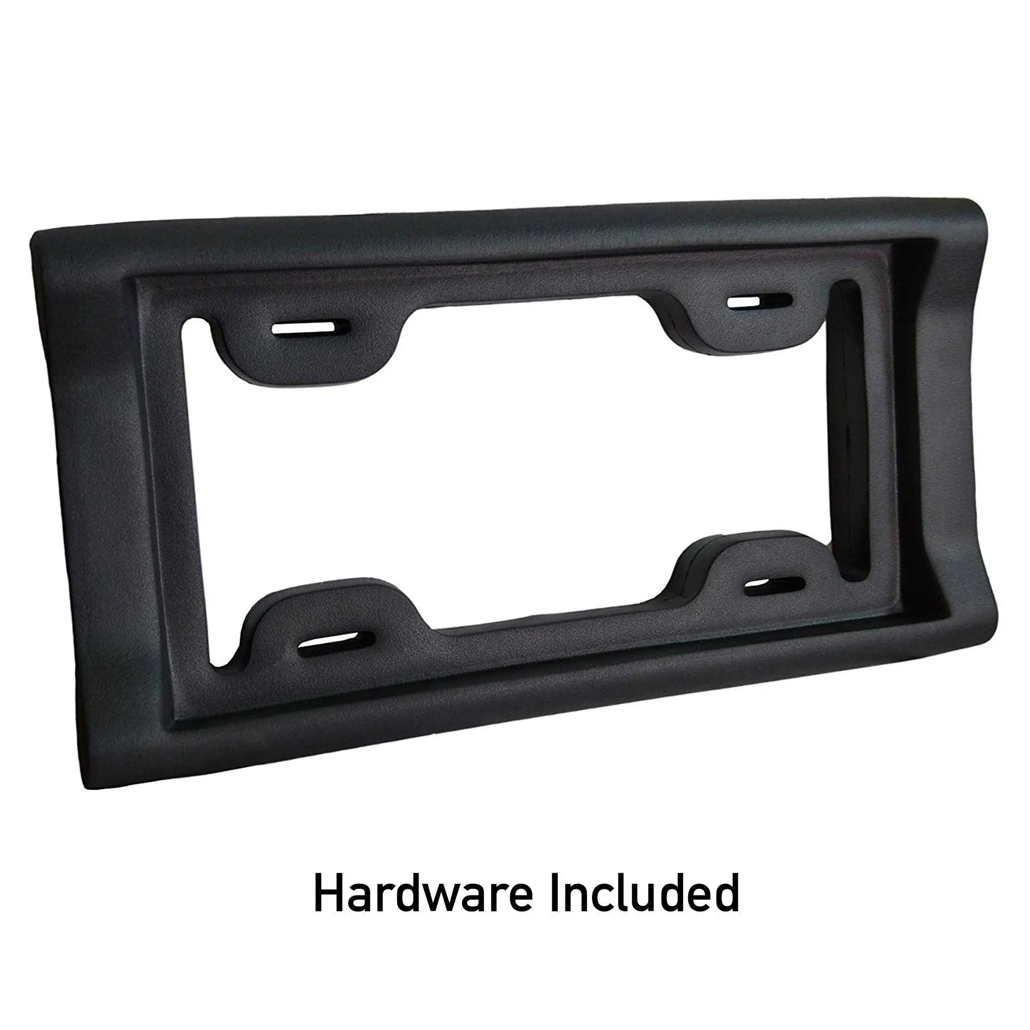 AR-PRO Ultimate License Plate Bumper Guard Screws Included - 2.3&#034; Thick Rubber L