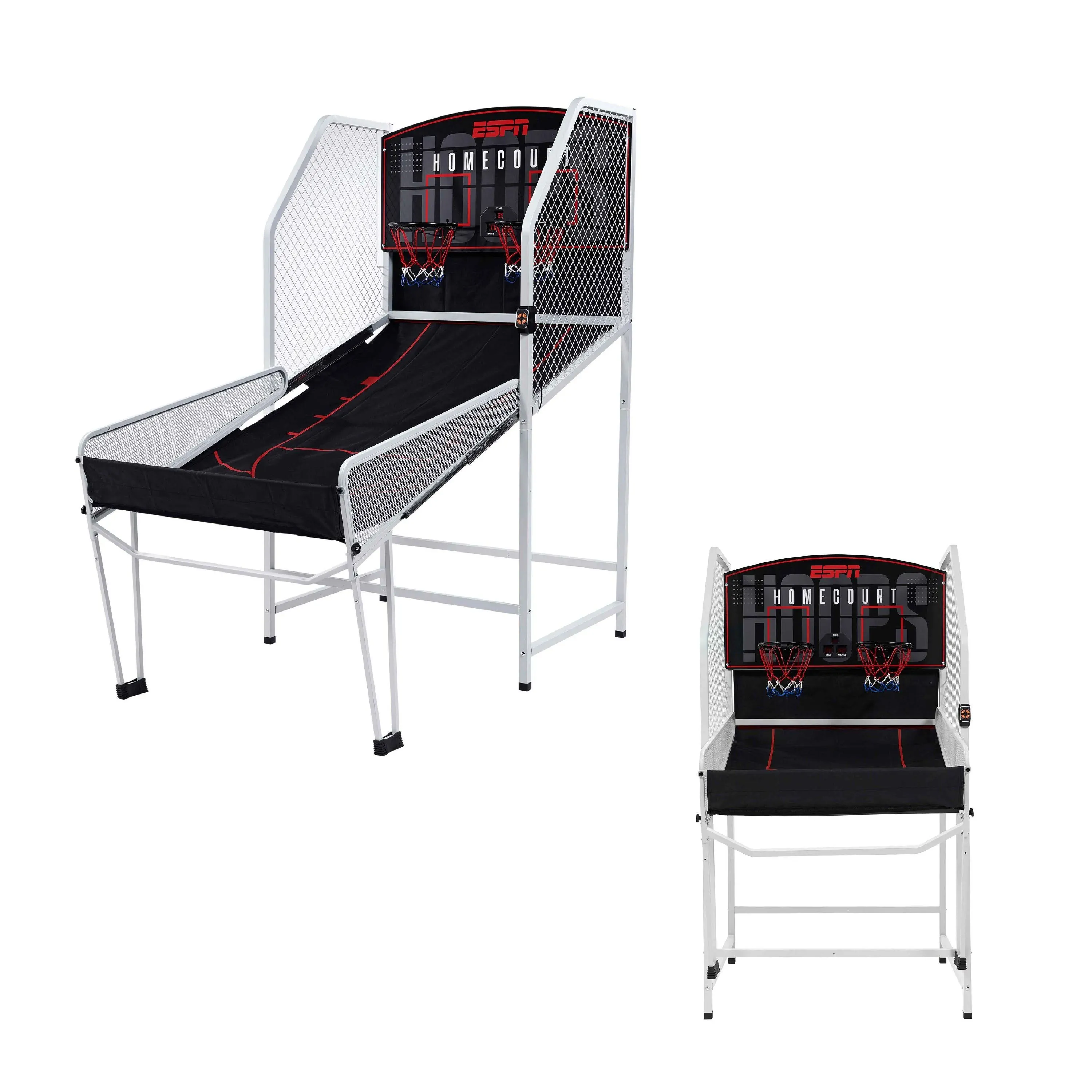 Espn Space Saving 2 Player Arcade Cage Basketball Game