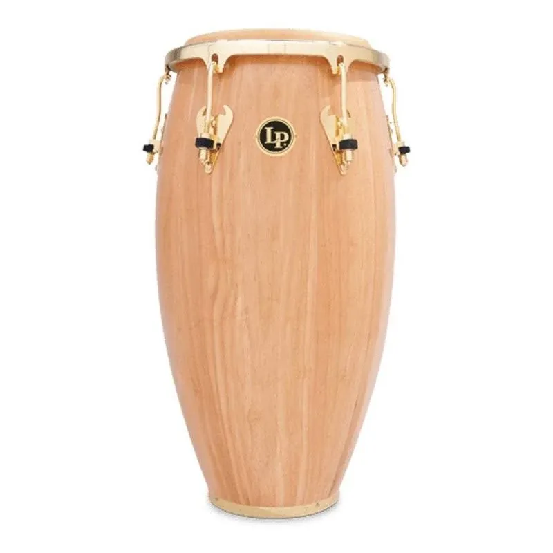 Latin Percussion LP Matador 12-1/2&#034; Wood Tumbadora - Natural/Gold Tone