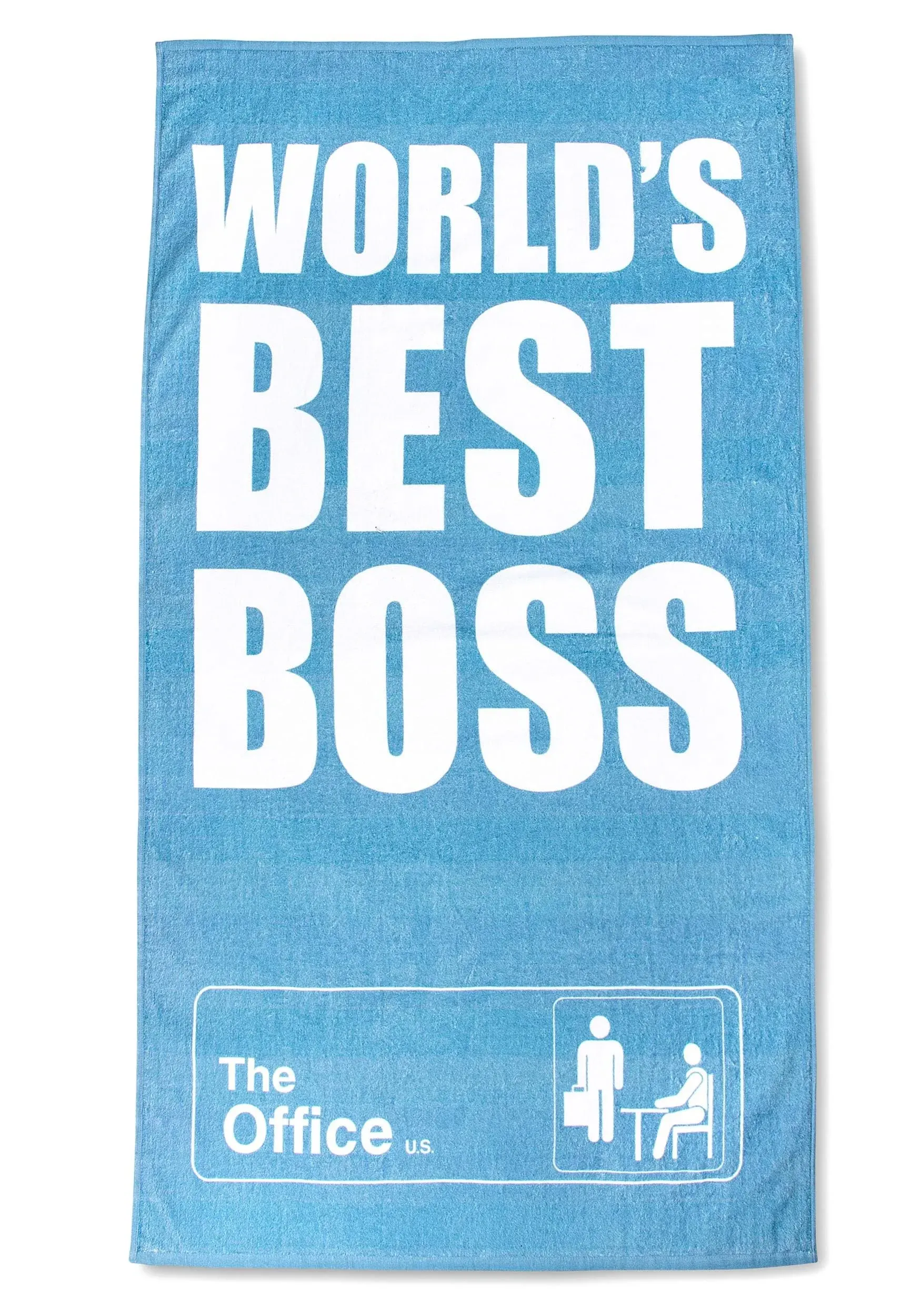 The Office Michael Scott Worlds Best Boss Oversized Beach Towel