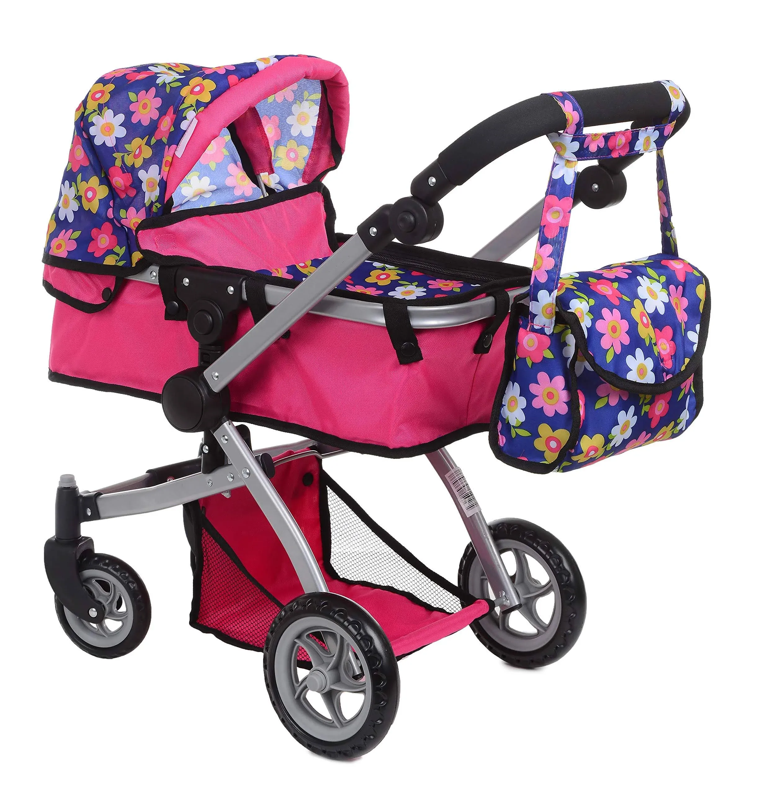 Fash N Kolor Foldable Pram for Baby Doll