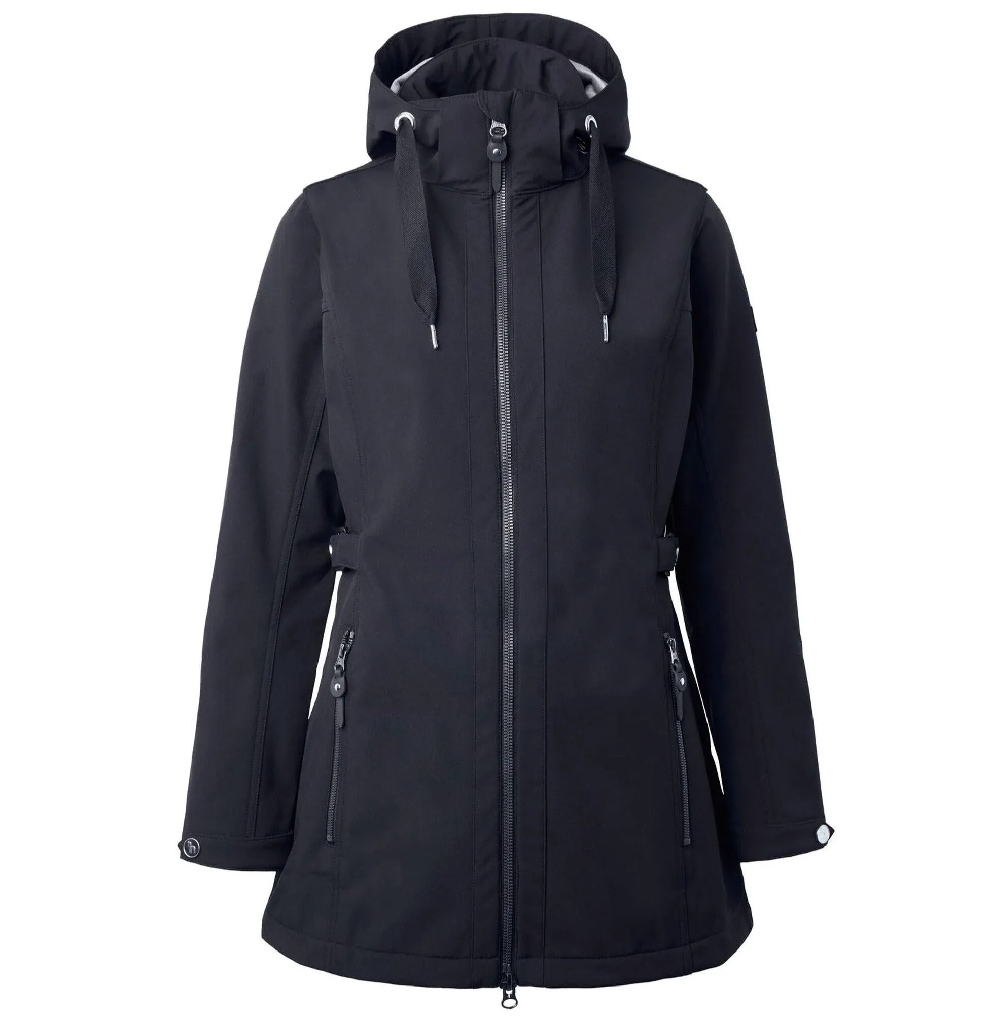 Horze Freya Long Softshell Jacket, Black, 6