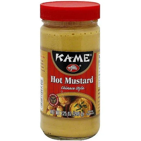 Ka-Me Chinese Style Hot Mustard 7.25 oz - Pack of 6