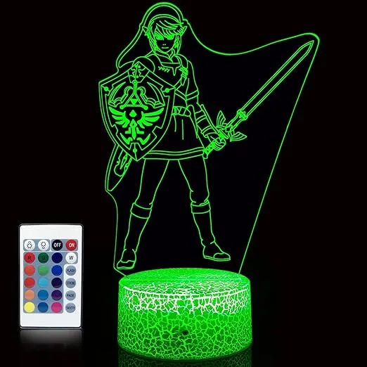 Christmas Night Light for Kids 3D Illusion lamp Legend Toys16 Colors Changing...