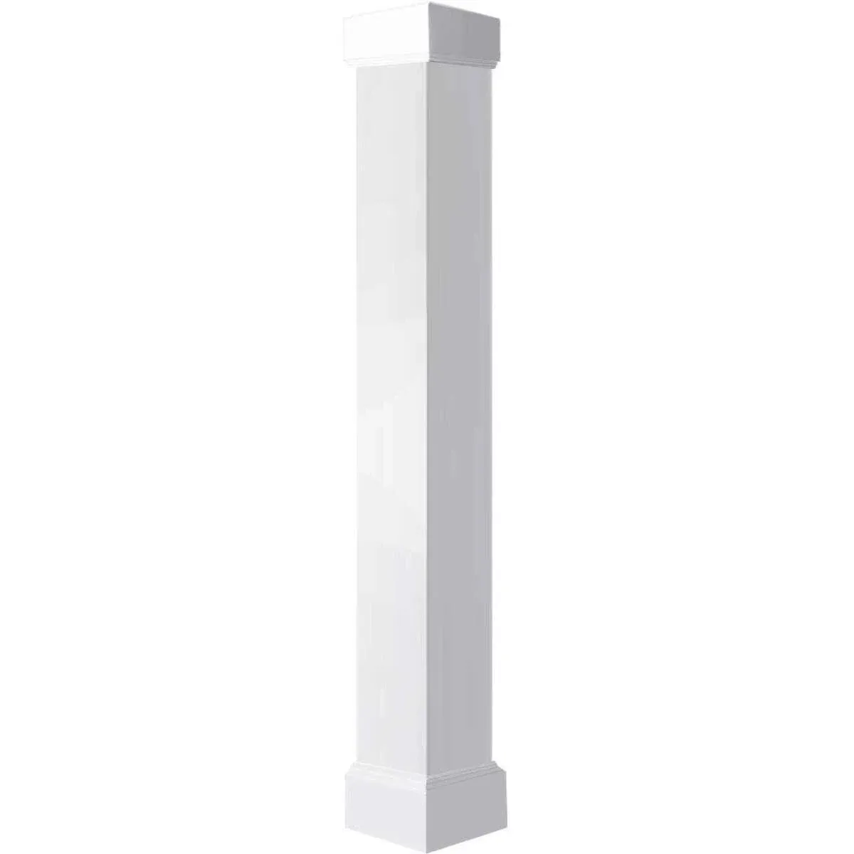 Ekena Millwork 6"W x 5'H Premium Square Non-Tapered Smooth PVC Endura-Craft ...