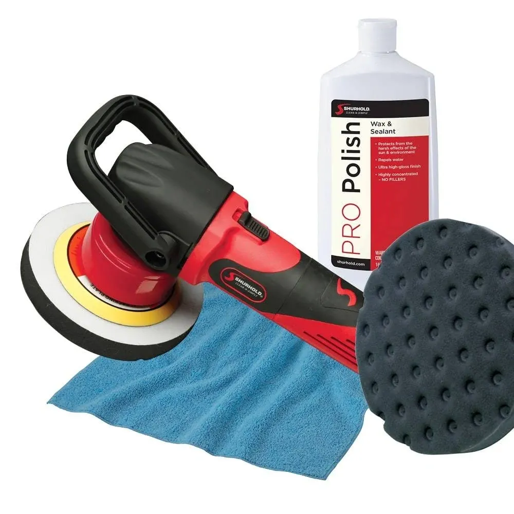 Shurhold Dual Action Polisher Start Kit w/Pro Polish, Pad & MicroFiber Towel