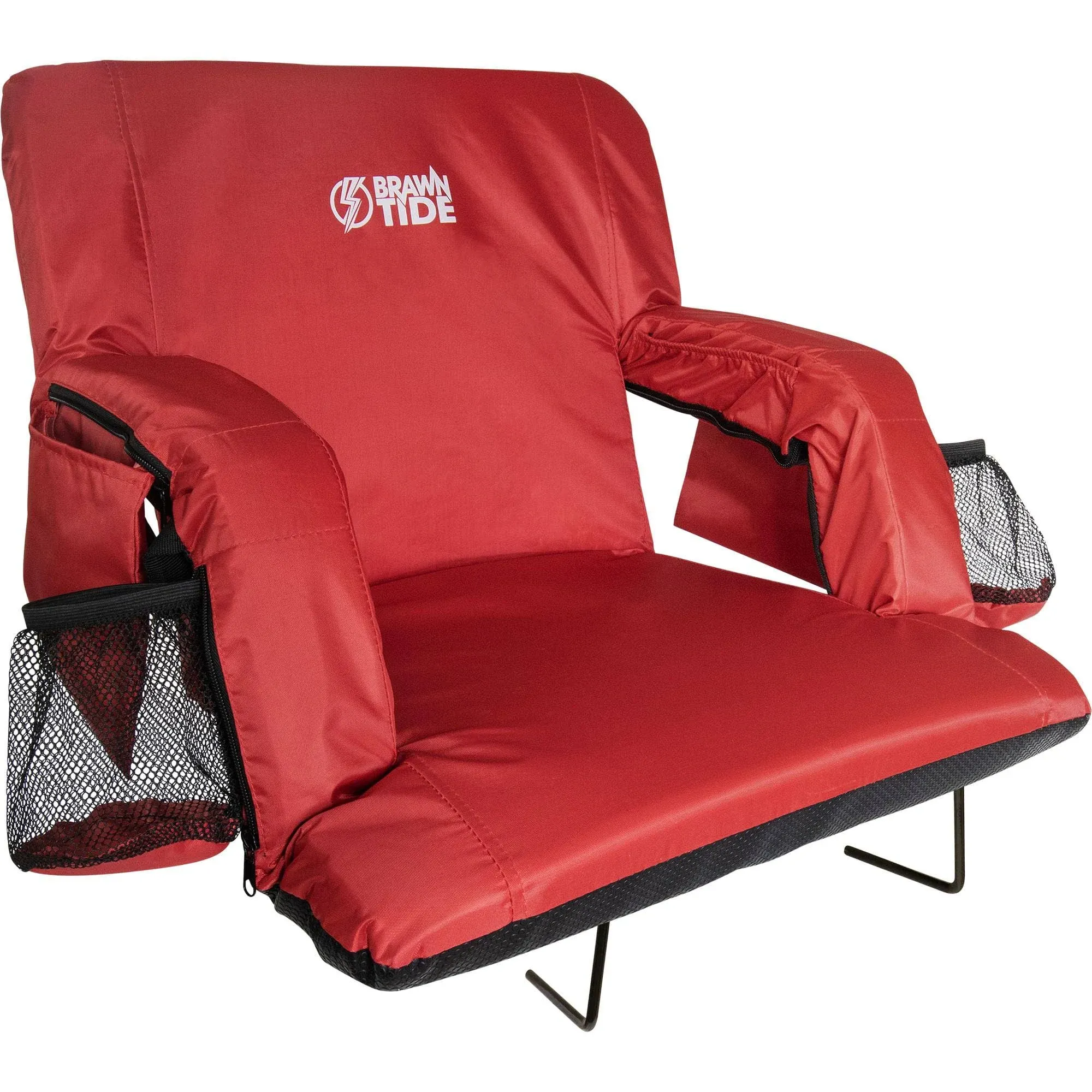 BRAWNTIDE Wide Stadium Seat for Bleachers - Stadium Chair with Back Support ...