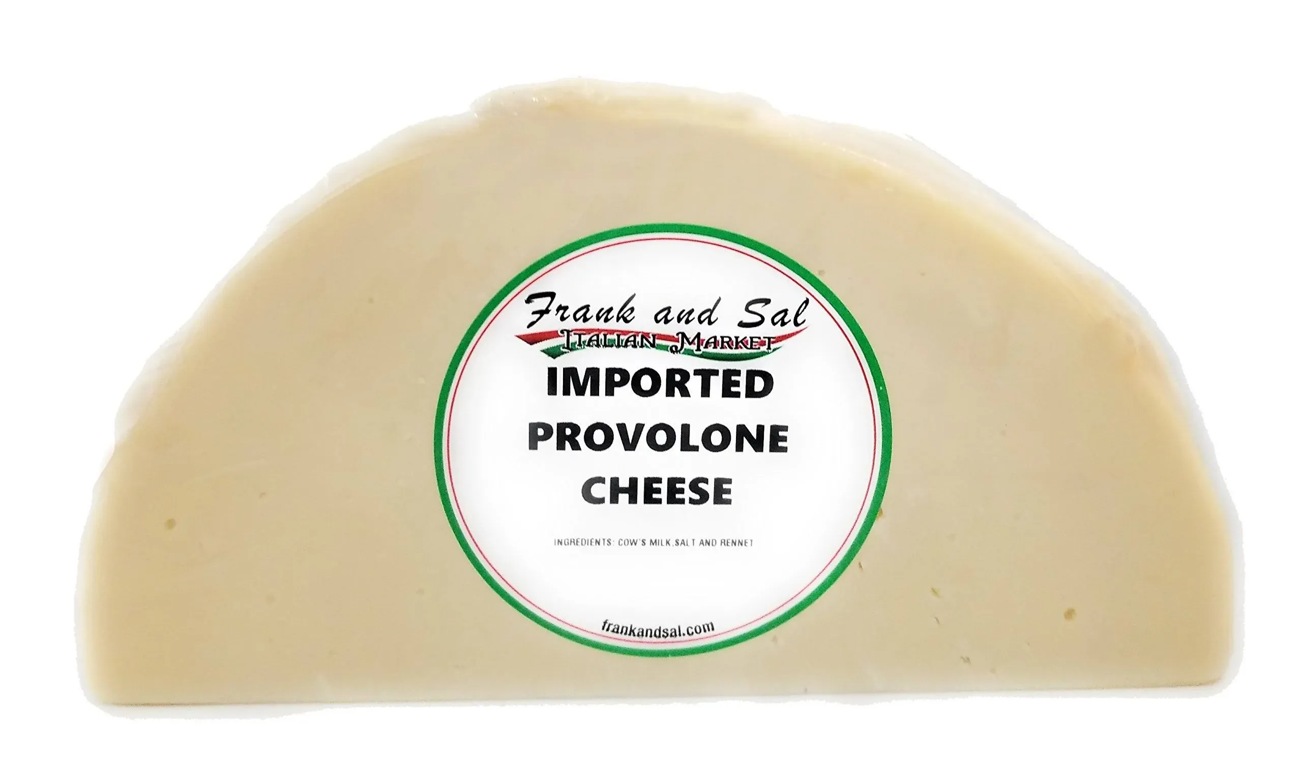 Provolone Cheese Premium (Sharp) One Pound. Frank and Sal Imported Cut Fresh and Vacuum Sealed Daily To Order