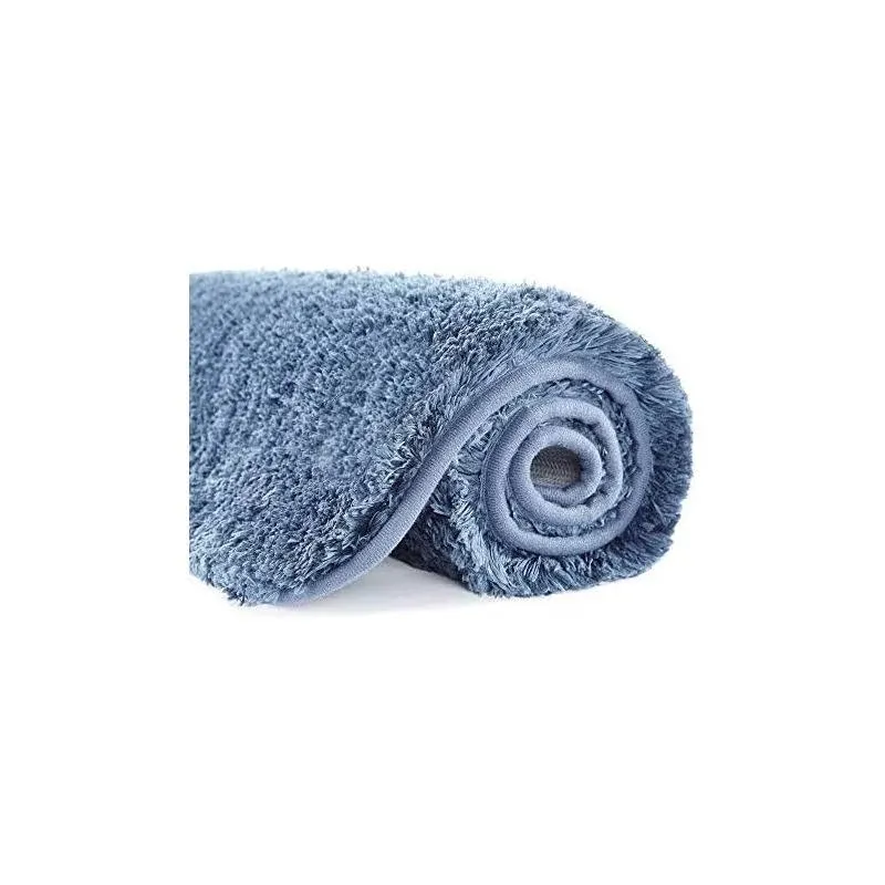  Bathroom Rug Non Slip Bath Mat for Bathroom (16 x 24) Water 16&#034; x 24&#034; Blue