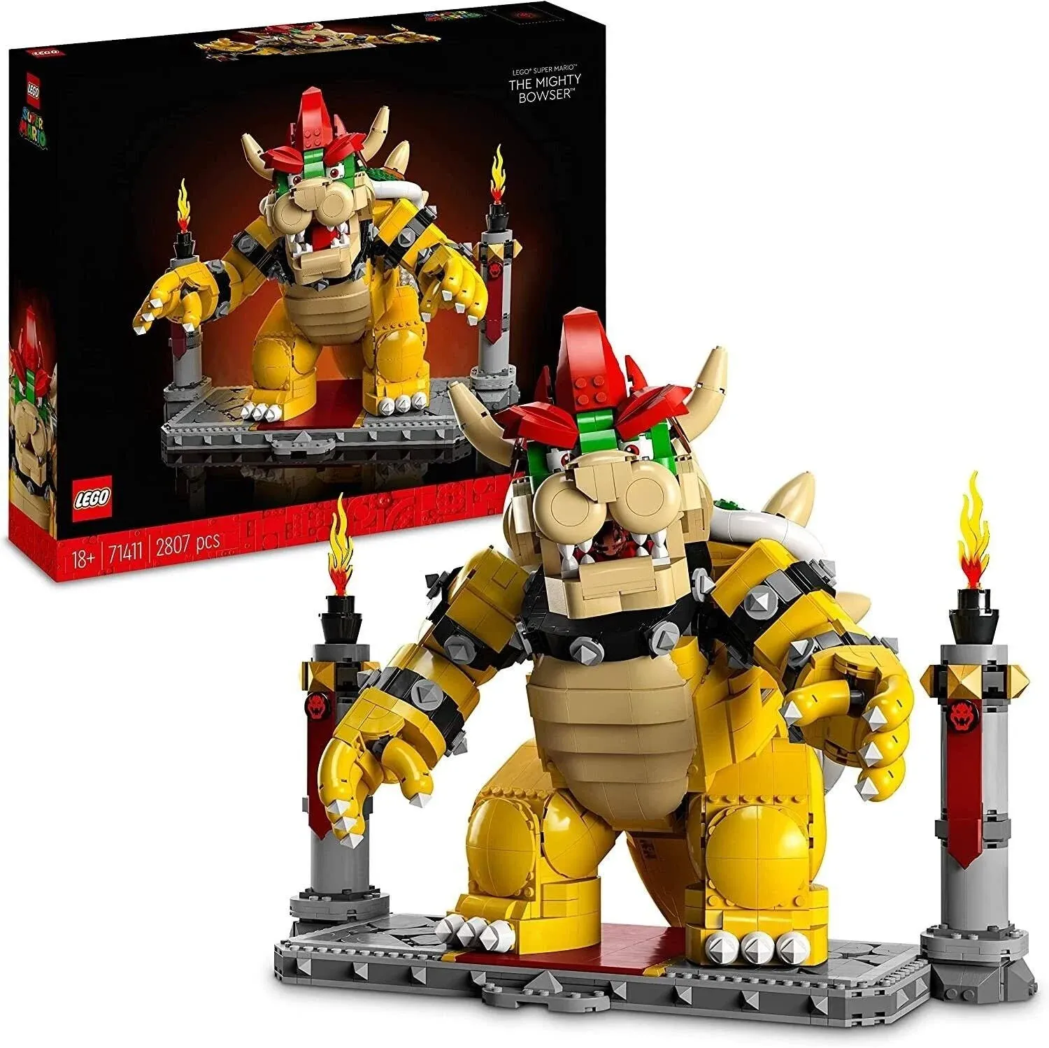 NEW The Mighty Bowser 71411 Building Bricks Toy Gift  Set - READ DESCRIPTION