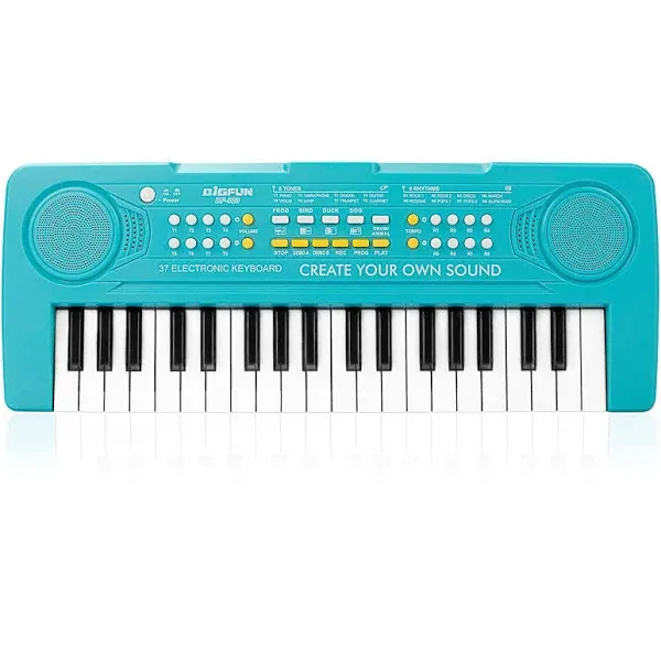 Raimy Kids Keyboard Piano, 37 Keys Portable Piano Early Learning Educational ...