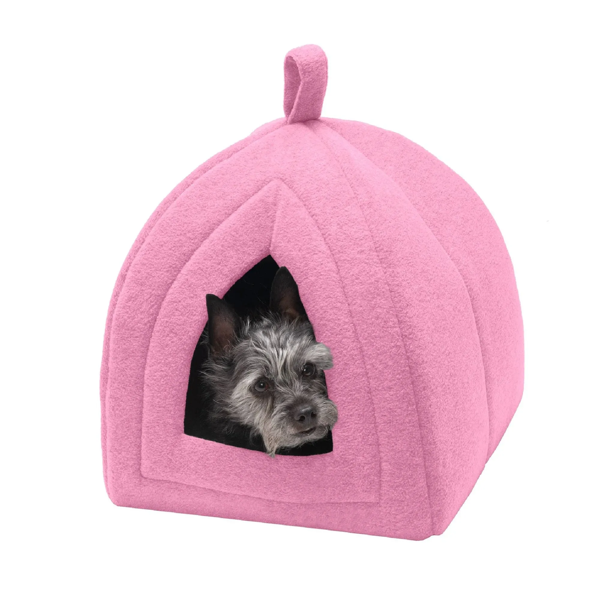 FurHaven Fleece Pet Tent Cat Bed