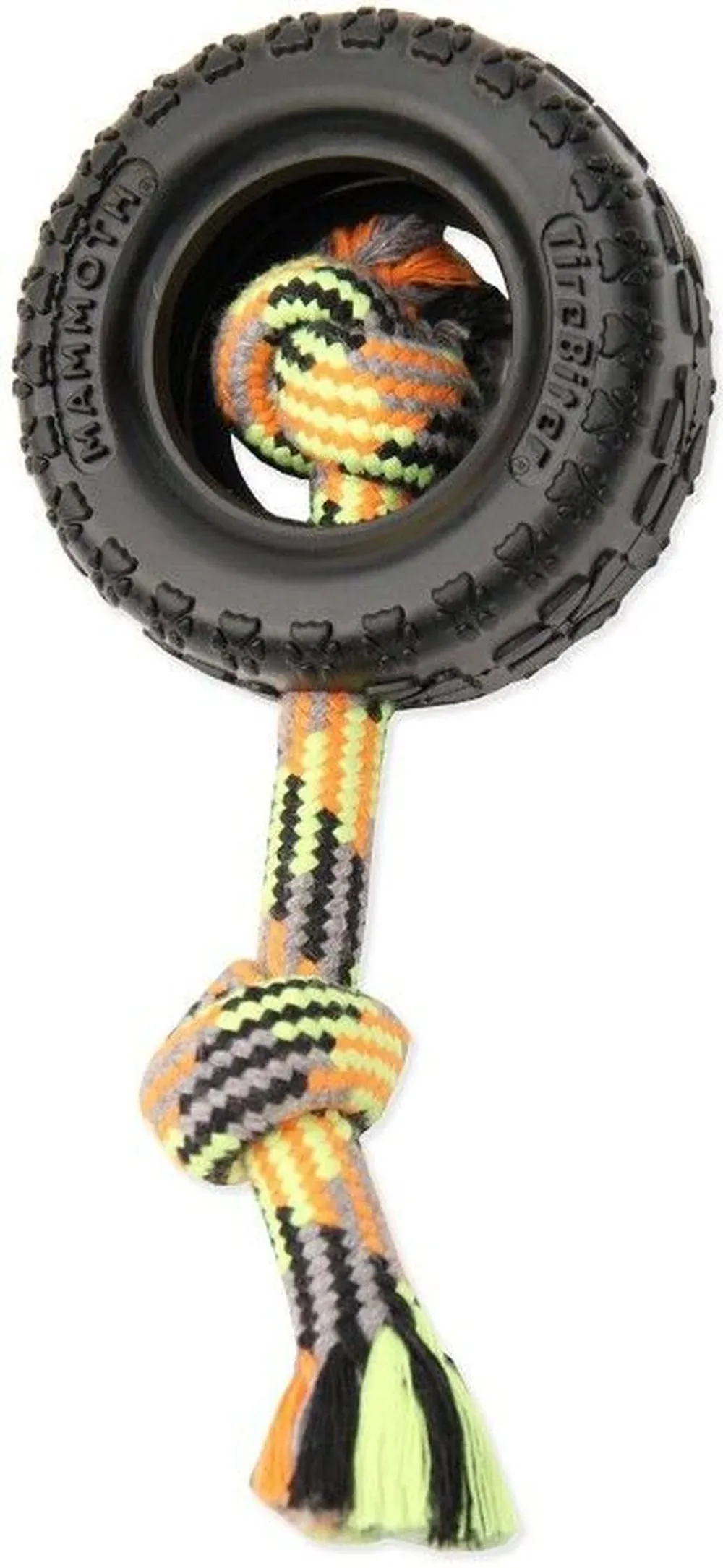 Mammoth Pet TireBiter II with Rope Dog Toy Small