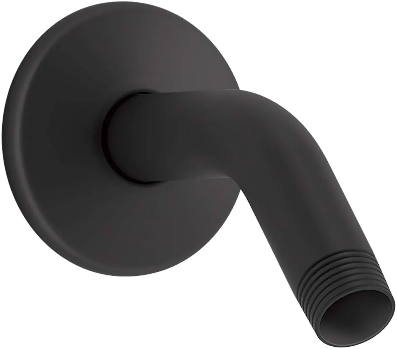 Kohler Shower Arm and Flange, 5-3/8" Long Matte Black