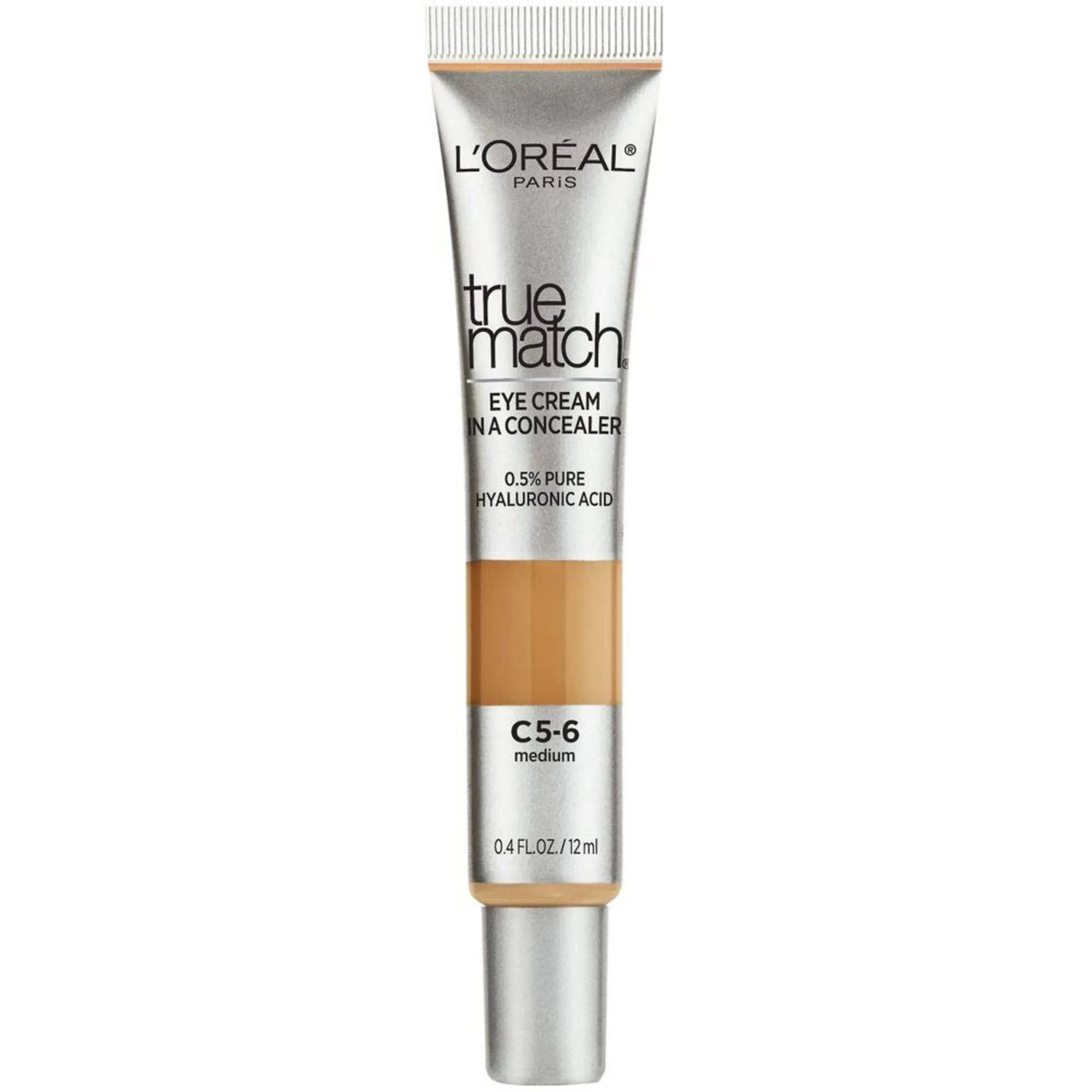 L'Oreal Paris True Match Eye Cream in a Concealer, Hyaluronic Acid, Fair, 0.4 fl oz