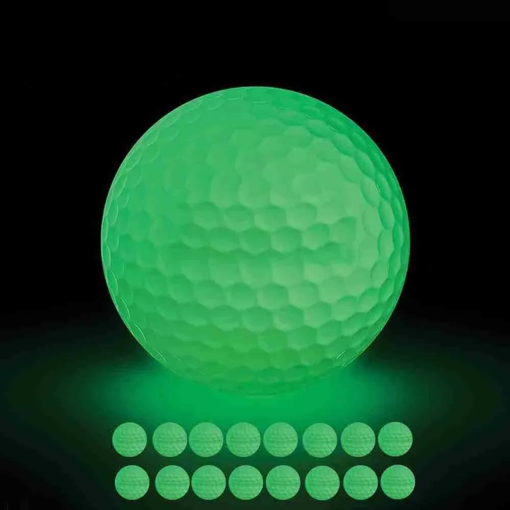 Vinbee 16 Pack Luminous Night Golf Balls Glow in the Dark Best Hitting.