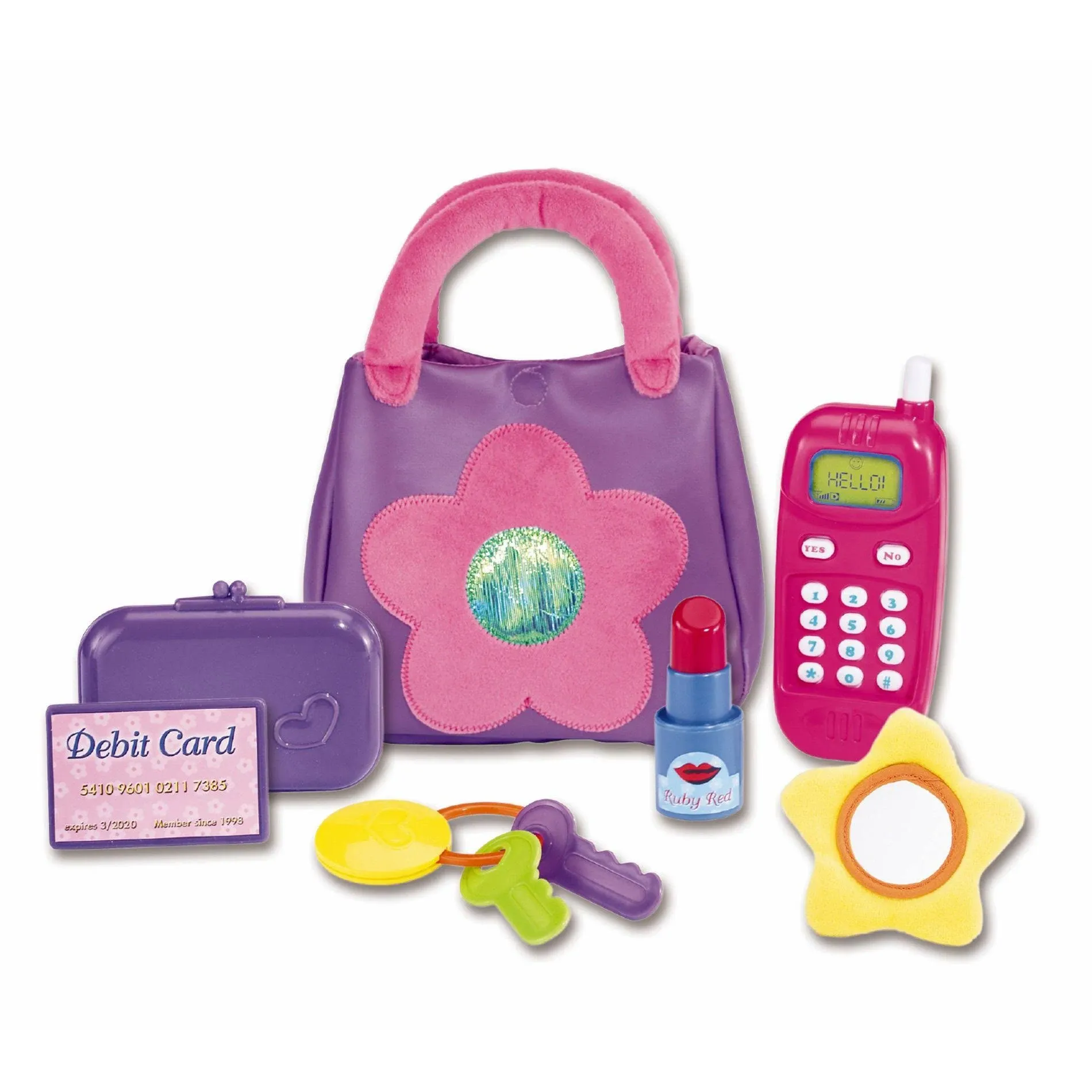 Kidoozie My First Purse, Fun and Educational, For Toddlers and Preschoolers, Encourages Safe Play , Pink