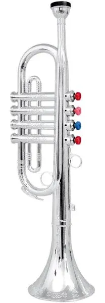 Kids Trumpet Horn Wind Instrument Musical w/4 Colored Keys W4A8