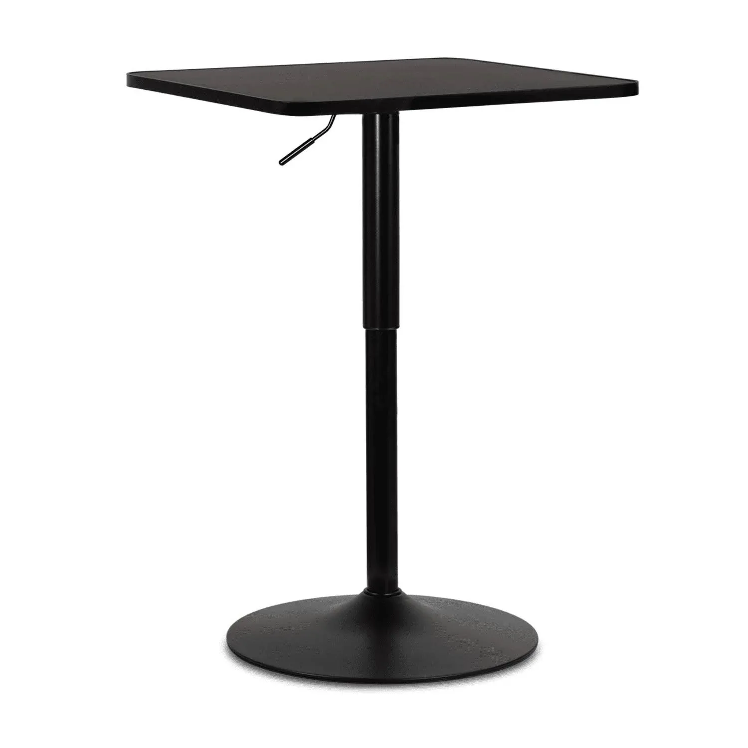 Magshion 23.6 inch Pub Table 27.6 inch-35.4 inch Height Adjustable Bistro Table Metal Base