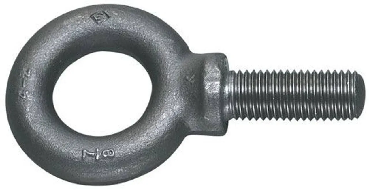 Eye Bolt With Shoulder, Carbon Steel