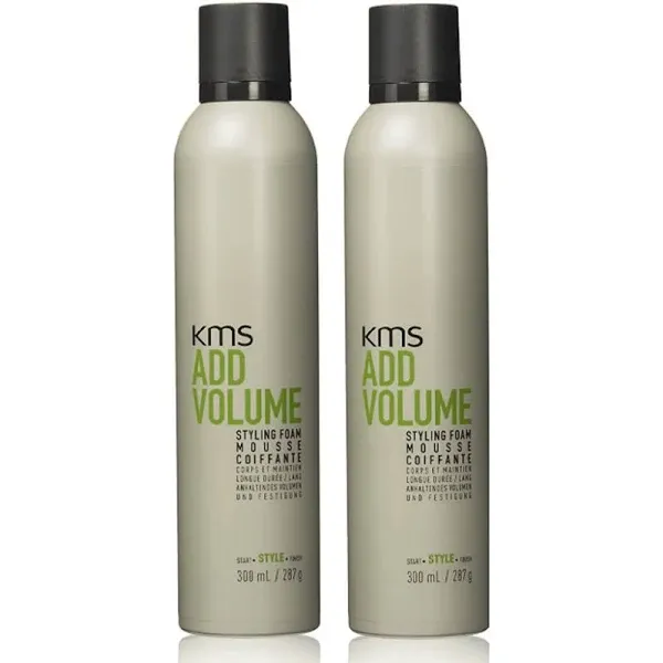 KMS Add Volume Styling Foam Mousse 10.1 Ounce Pack Of 2