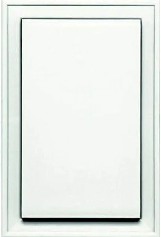 Builders Edge 130120001123 Jumbo Mounting Block 123, White
