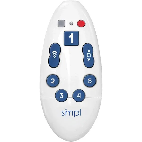 SMPL TV Remote Simple Easy to Use Universal Remote Big Button Easy to See