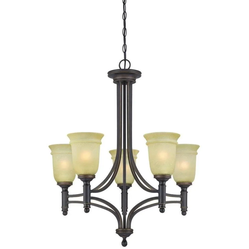 Westinghouse 6342900 Montrose Five Light Indoor Chandelier  Oil Rubbed Bronze...